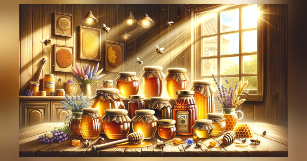 Die Herstellung von Honig und die verschiedenen Sorten