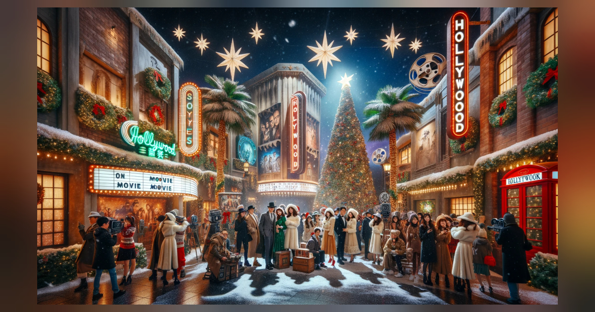 Gedicht über die Hollywood Christmas Zeit im Movie Park