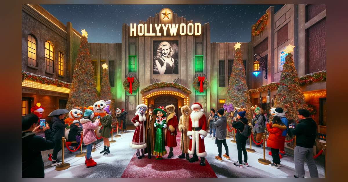 Der Movie-Park in der Weihnachtszeit
